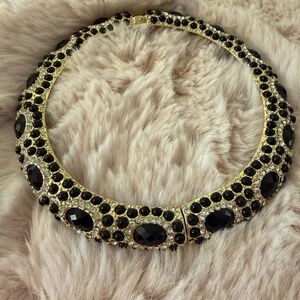 Amrita Singh Jeweled Collared Choker/Necklace